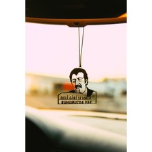 Özgürce Metal Araba Süsü, Müslüm Gürses Temalı Dikiz Aynası Dekoru