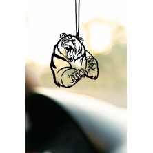 Özgürce Metal Ayı Dikiz Aynası Süsü, Şık Oto Aksesuar, Hediyelik Tasarım