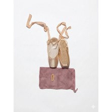 Sansha Diva's U-Dv Profesyonel Saten Bale Point Ayakkabısı + Kullanıma Hazır Dikili Saten Kurdele ve Bilek Lastiği