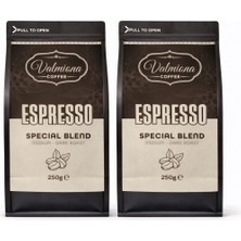 Valmiona Espresso Çekirdek Kahve 500G – Medium Dark Roast Special Blend