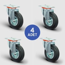 Aklan Asil Frensiz 4 Adet Döner Tekerlek 100X30