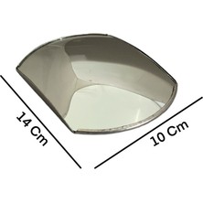 Özgürce Büyük Boy Kör Nokta Aynası 10X14 cm Alüminyum Kasalı Kamyon ve Minibus Için