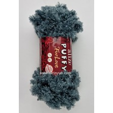 Alize Puffy Furlove (5 Adet) 87 Gri Renk Hazır Ilmekli Elörgü Ipliği