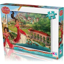  ks elena avalor 100 lı parça karton puzzle
