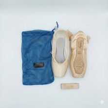 Sansha Pro’s Dv Profesyonel Saten Bale Point Ayakkabısı + Saten Kurdele + Bilek Lastiği (Tek Tarafı Dikili)