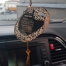 Özgürce Ayetel Kürsi Pleksi Araba Dikiz Aynası Süsü, Şık ve Dayanıklı Decor