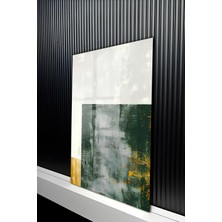 KutuTR Modern Soyut Grunge Tarzı Temperli Cam Tablo 50X70 cm 2d Uv Baskı - YCT256