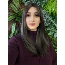 Aura Peruk Koyu  Kumral  Renge Sahip Şahane Yapıdaki Liza Modelimiz