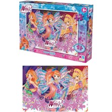  ks winx 100 parça karton puzzle