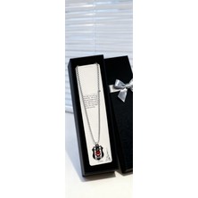 Şöhret Takı Aksesuar Beşiktaş Taraftar Kolyesi Paslanmaz Çelik