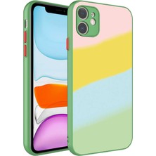 Gns Store iPhone 11 Kılıf Kamera Korumalı Renkli Temperli Gnst X-Cam KAPAK-NO10