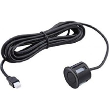 Özgürce Siyah Renk, 18 mm Tüm Sensörlerle Uyumlu Park Sensörü Gözü