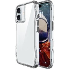 iPhone 16 Kılıf Airbagli Şeffaf Gnst Incek Kapak-Şeffaf