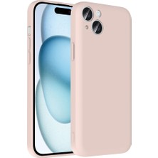Gns Store iPhone 15 Kılıf Kamera Korumalı Kartlık Hazneli Gnst Vitra Kapak - Pembe