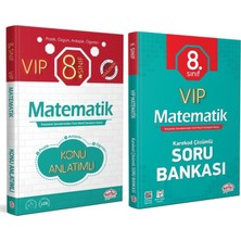 Editör Yayınları 8. Sınıf Matematik Vıp Hızlı Konu ve Soru Seti 2 Kitap