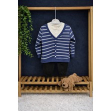 Nurcan Bebe Çizgili Sweet Unisex 2 Li Takım(3-6/6-9/9-12/12-18/18-24 Ay)