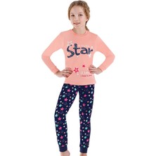 ERSOY 757U Kız Çocuk Uzun Kollu Pijama Takımı