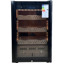 Firebird Boveda H-70L Elektrikli Humidor / Puro Saklama Dolabı - Siyah