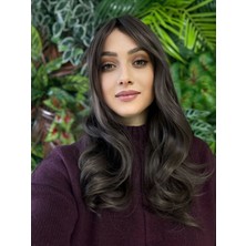 Aura Peruk Açık  Kahve Muhteşem Dalgaya Sahip Liza Modelimiz