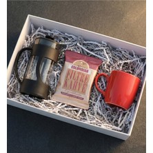 Kahve Severlere Özel Hediye Seti (French Press & Kupa & Taze Filtre Kahve)