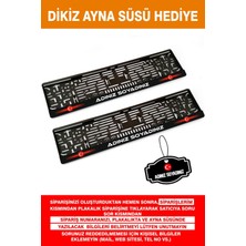 Özgürce Isme Özel Türk 7 Uyumlu Araba Plakalığı Şık Tasarım