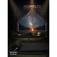 Nobrelto Nobrelto -30°C Askeri Tip Polar İçlikli Uyku Tulumu - 2400 GR Su Geçirmez Çift Matlı Kışlık Tulum