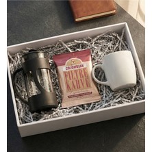 Kahve Severlere Özel Hediye Seti (French Press & Kupa & Taze Filtre Kahve)