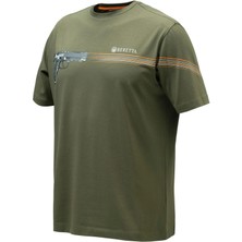 Beretta 92 T-Shirt Green Stone Erkek Tshirt Yeşil Xlarge