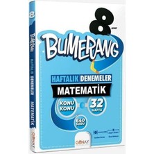 Ünlüler Karması Yayınları 8. Sınıf Matematik Bumerang 32 Haftalık Denemeler Sınav Bilgisi Eski Karekodsuz