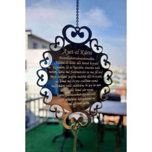 Özgürce Pleksi Dikiz Aynası Süsü, Ayetli, Şık ve Zarif Tasarım