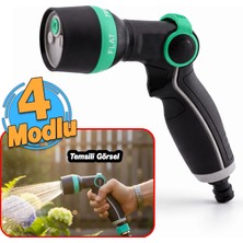 Badem10 Otomatik 4 Fonksiyonlu Ayarlanabilir Araba Yıkama Bahçe Sulama Temizleme Sprey Tabancası Aksesuarı