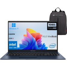Asus Vivobook 15 X1504VA-P3 Intel Core 7 150U 24GB Ram 512GB SSD 15.6'' WIN11 Taşınabilir Bilgisayar (Çanta Hediyeli)
