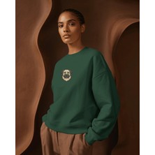 Muhtar Store Kangal Baskılı Kadın Sweatshirt – Minimal Anadolu Çoban Köpeği Tasarımlı Regular Fit