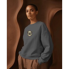 Muhtar Store Kangal Baskılı Kadın Sweatshirt – Minimal Anadolu Çoban Köpeği Tasarımlı Regular Fit