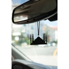 Özgürce Metal Ayasofya Camii Dikiz Aynası Süsü, Şık ve Anlamlı Oto Aksesuar