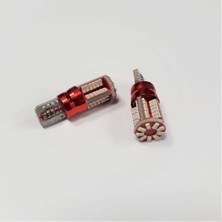 Özgürce 12V T10 57 Smd Canbus Fiber Turuncu Elektrikli Ampül