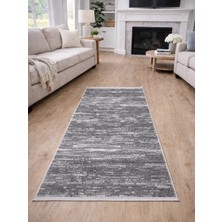 Merinos Halı Merinos Vista 76587-098 Özel Kesme Halı Gri-Antrasit