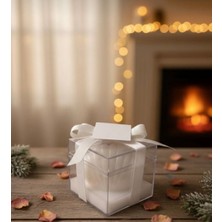 Liondes Candles Mika Kutulu Istiridyeli Mum 25'li Nişan&düğün Hediyeliği