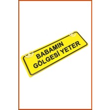 Özgürce Pratik Sarı Dekor Plaka, Sök-Tak Yeni Nesil Gölge Tasarımı