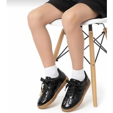 Benitto Kids Kız Çocuk Cırtlı Fiyonklu ve Simli Spor Ayakkabı BNT192