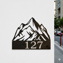 Evsay Modern Ev Numarası Tabelası Kişiselleştirilmiş Ev Kapı Numarası Kapı Süsü