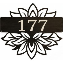 Evsay Modern Ev Numarası Tabelası Kişiselleştirilmiş Ev Kapı Numarası Kapı Süsü