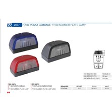 Özgürce Şık Kırmızı Plaka Lambası, Güçlü ve Dayanıklı Aydınlatma Parçası