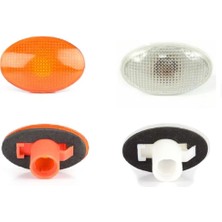 Özgürce Oval Sarı Beyaz Çamurluk Sinyali 1993-2013, Ford Transit Uyumlu