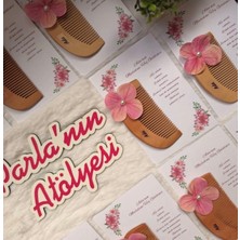 Parla'nın Atölyesi 10 Adet Söz Nişan Doğum Bride Doğum Günü Kına Hediyelik Tarak