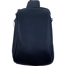 Elit Suni Deri Evrak Çantası Siyah