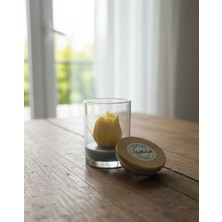 Liondes Candles Cam Kavanoz Içinde Lale Figürlü Dekoratif Mum