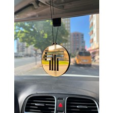 Özgürce Gold Pleksi Dikiz Aynası Süsü, Tofaş Logo Tasarımı, Araba Aksesuarı