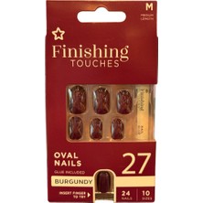 Superdrug Takma Tırnak 27 Parça Bordo M