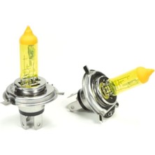 Özgürce Yüksek Parlaklık Motosiklet Far Ampulü H4 12V 60/55W Xtreme Yellow (1 Adet)
